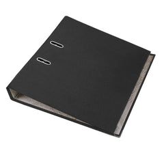 Biblioraft plastifiat a4 latime cotor 5 cm bordura metalica diverse culori culoare negru