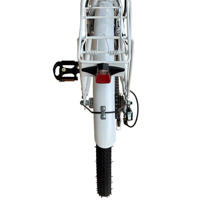 Bicicleta dama roti 24 inch portbagaj cos cumparaturi frane v-brake 6 viteze