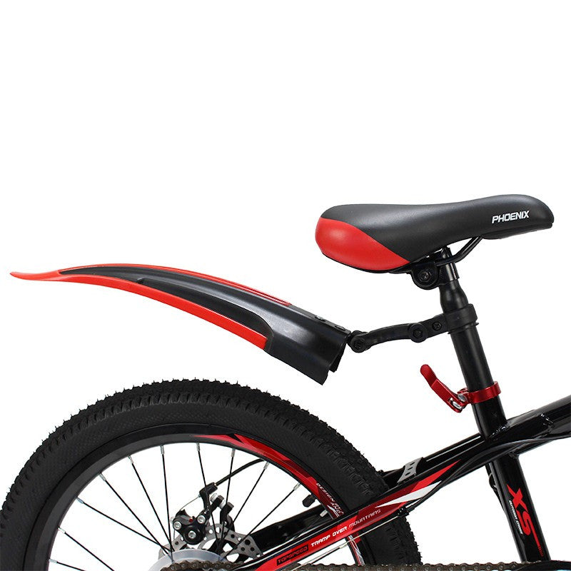Bicicleta mountain bike roti 20 inch 7 viteze schimbator shimano frane pe disc rosu phoeni-