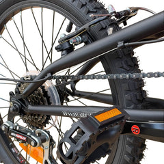 Bicicleta MTB 20 inch cadru otel suspensii frane V-Brake 6 viteze portocaliu