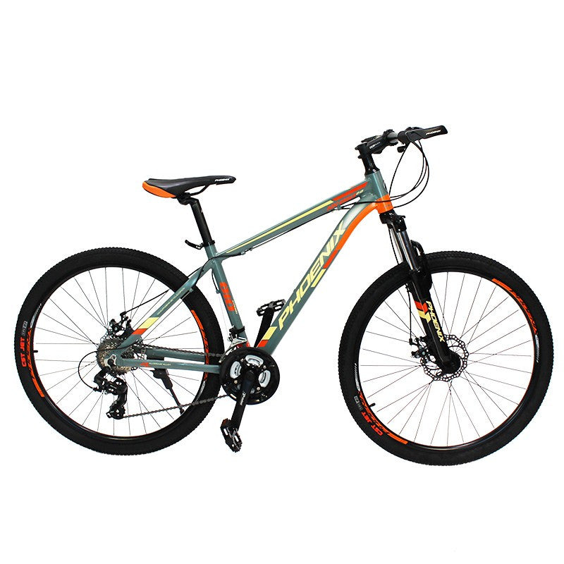 Bicicleta mtb roti 27.5 inch 24 viteze schimbator shimano frane pe disc cadru aluminiu phoeni-