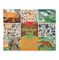 Bloc cu abtibilduri reutilizabile Jungla Melissa and Doug