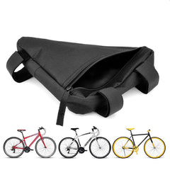 Borseta bicicleta triunghiulara 1 compartiment inchidere fermoar material impermeabil