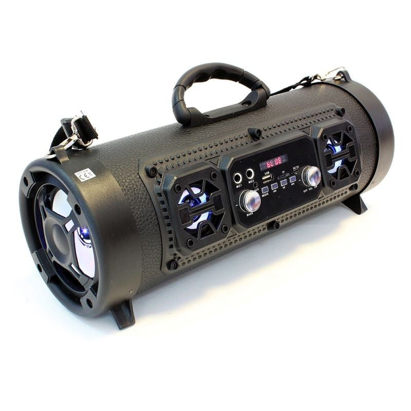 Boxa bluetooth portabila surround 16w jack 3.5 mm fm usb tf led tip geanta