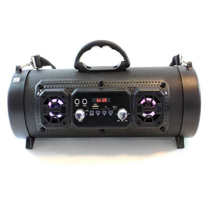 Boxa bluetooth portabila surround 16w jack 3.5 mm fm usb tf led tip geanta