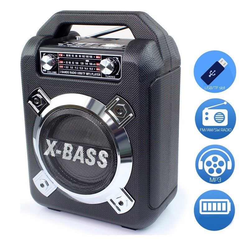 Boxa portabila bluetooth reincarcabila microusb mp3 slot tf radio fmamsw
