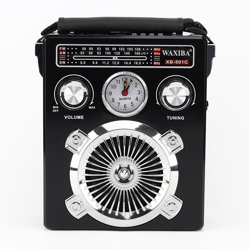 Boxa portabila cu MP3, Radio, Ceas, Lanterna si slot TF, SD, USB Waxiba