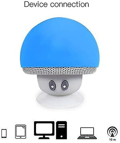 Boxa portabila Wireless rezistenta la apa cu ventuza - albastru