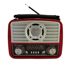 Boxa Radio portabil Bluetooth Retro reincarcabil Usb slot tf aux Mp3 lanterna