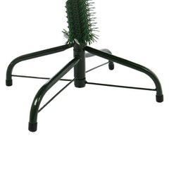 Brad artificial de Craciun 180 cm suport metalic verde