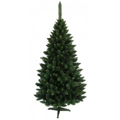 Brad artificial de craciun aspect pin himalaya varfuri ascutite inaltime 220 cm suport inclus