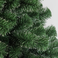 Brad artificial de craciun pin cashmere 180 cm verde natural cu varfuri albe aspect nins suport inclus