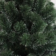 Brad artificial de Craciun Pin Cashmere 220 cm varfuri albe verde natural