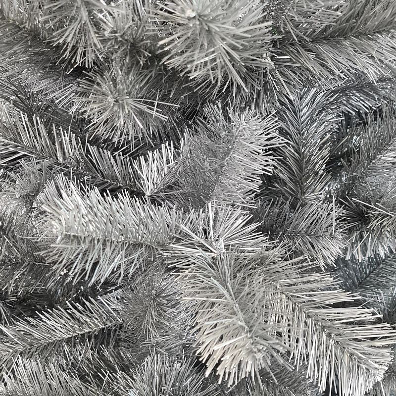 Brad artificial imperial grey argintiu decor craciun inaltime 180 cm aspect natural