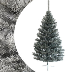 Brad artificial imperial grey argintiu decor craciun inaltime 180 cm aspect natural