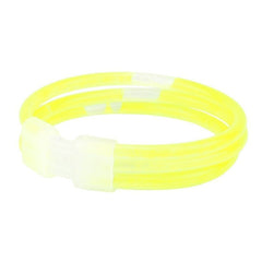 Bratara luminoasa Tripla Glow Sticks 1.5 cm culoare galben