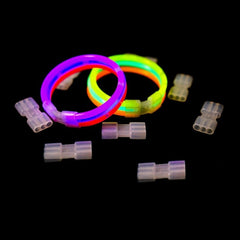 Bratara luminoasa tripla glow sticks 1.5 cm diverse culori culoare roz