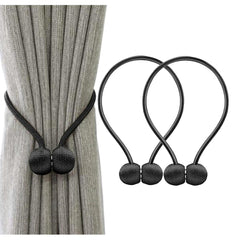 Bratara magnetica de prindere perdele draperii model BLACK BALLS