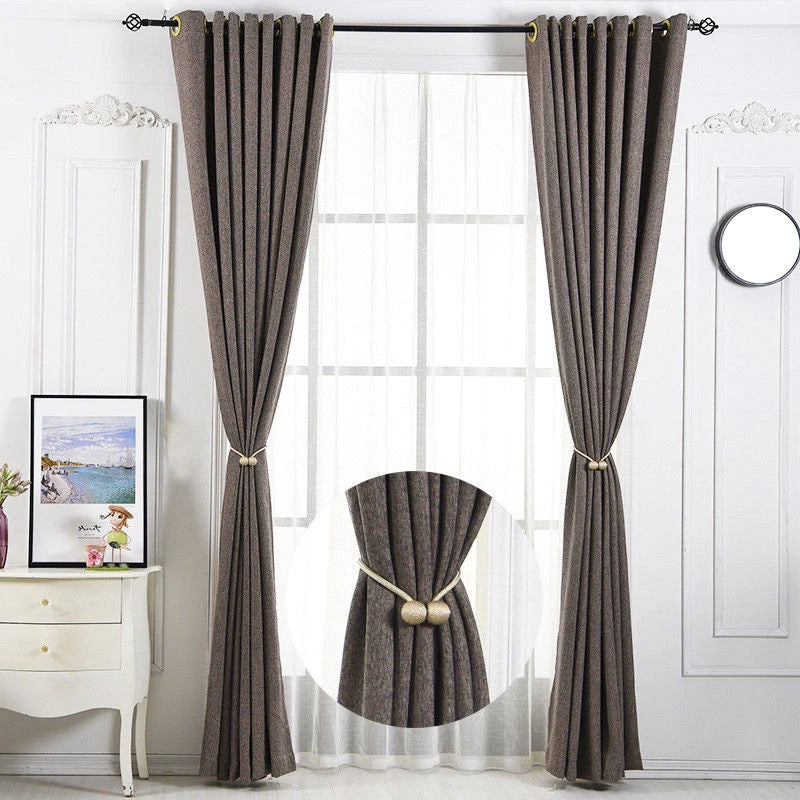 Bratara magnetica de prindere perdele si draperii set 2 bucati argintiu