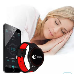 Bratara Smart Bluetooth Monitorizare Cardiaca Calorii Pedometru notificari Sovogue - Rosu