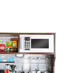 Bucatarie din lemn pentru copii aragaz cuptor cu microunde chiuveta 80x80.5 cm