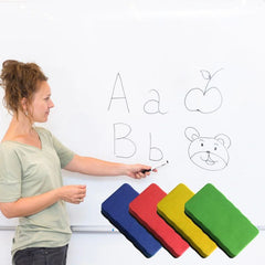Burete magnetic pentru whiteboard stergere usoara colorat 10.5-6 cm