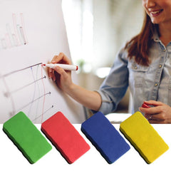 Burete magnetic pentru whiteboard stergere usoara colorat 10.5-6 cm