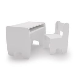 Set masa + scaun copii - alb