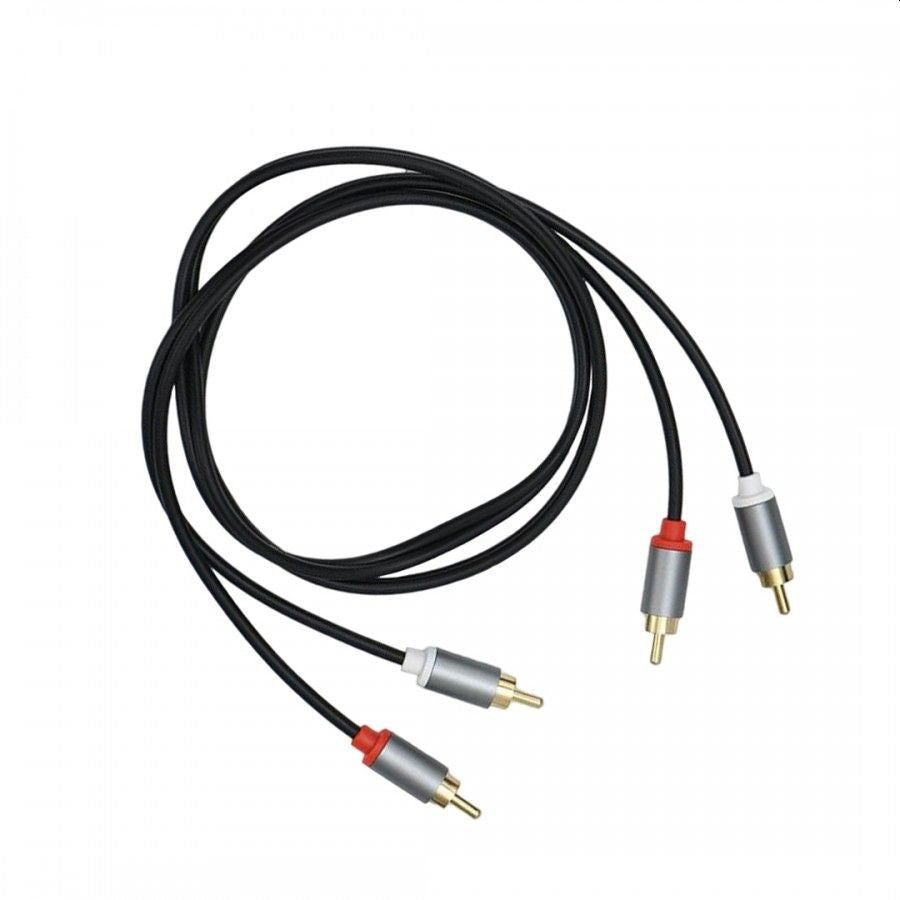 Cablu audio 4 mufe 2 mufe rca la 2 mufe rca lungime 1 m
