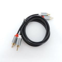 Cablu audio 4 mufe 2 mufe rca la 2 mufe rca lungime 1 m