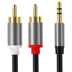 Cablu audio mufa stereo jack 3.5 mm 2 mufe rca lungime 1 metru