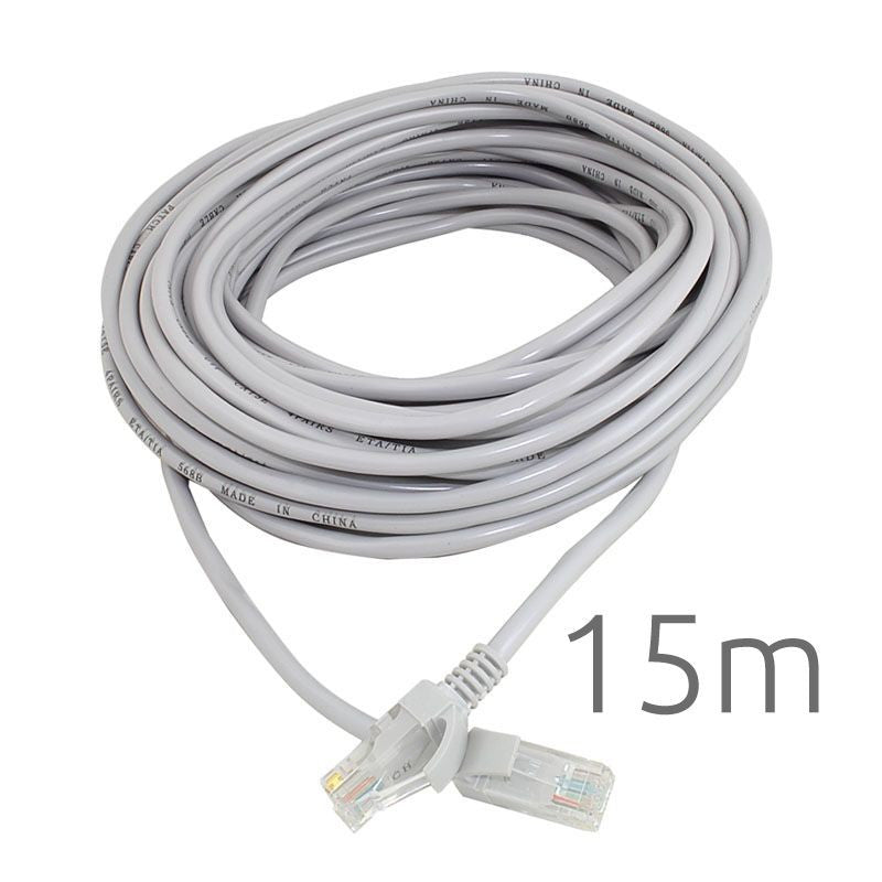 Cablu internet retea lan rj45 40mm lungime 15 metri flexibil