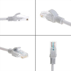 Cablu internet utp retea lan mufa rj45 standard lungime 10 m gri