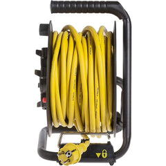 Cablu prelungitor pe tambur 20 m 4 prize 3200w maner frana ip44