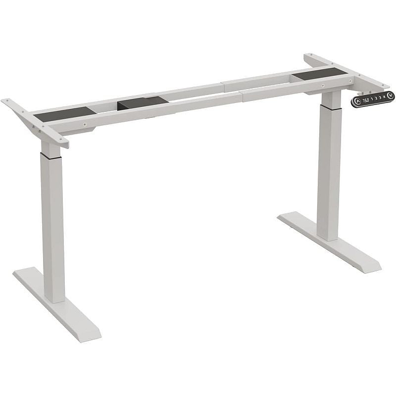 Cadru de birou electric dublu motorizat inaltime reglabila 64x129 cm memorare 4 pozitii
