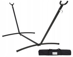 Cadru pentru hamac metal 260-107-100 cm ma-im 150 de kg 6 nivele de inaltime
