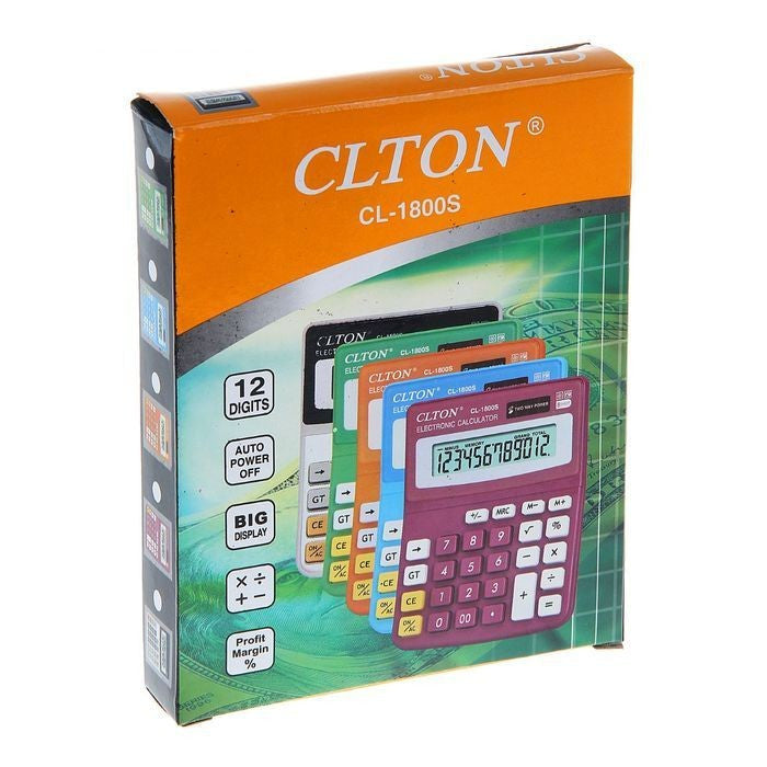 Calculator de birou 12 digits alimentare duala display LCD ABS