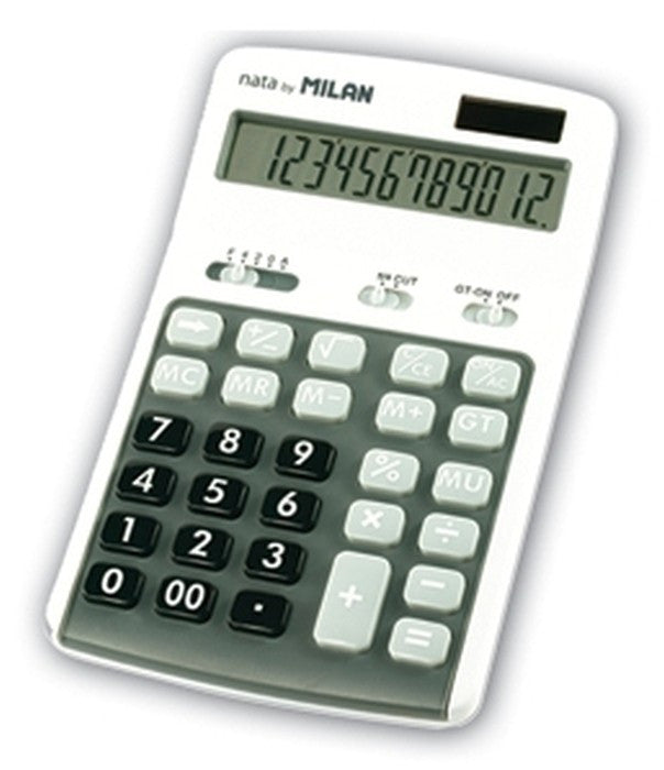 Calculator pentru birou 12 digiti milan 150712 culoare gri
