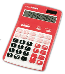 Calculator pentru birou 12 digiti milan 150712 culoare rosu