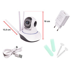 Camera Supraveghere pentru Bebelusi IP Wireless Rotativa Monitor