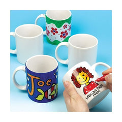 Cani de portelan pentru decorat Baker Ross