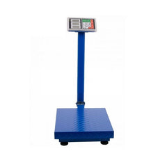 Cantar electronic industrial maxim 150 kg display led otel albastru