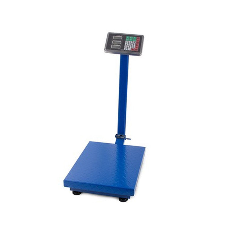 Cantar electronic industrial maxim 150 kg display led otel albastru