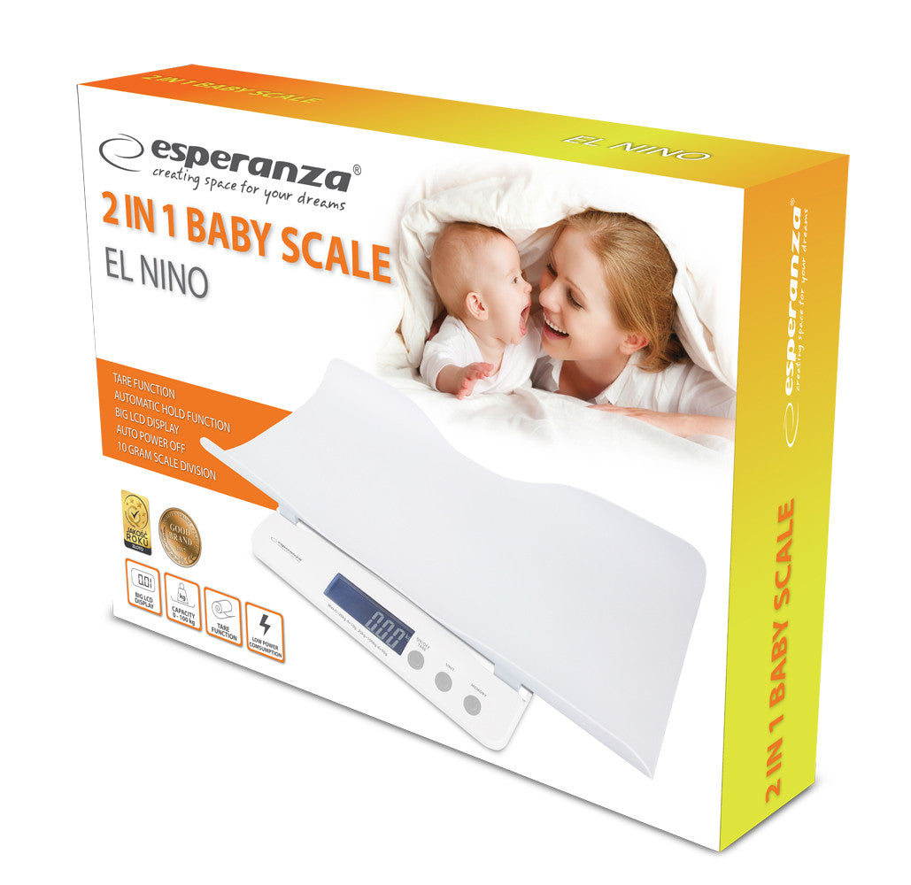 Cantar pentru bebelusi 2in1 max 20 kg alb, Esperanza