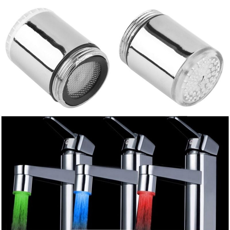 Cap de Robinet cu Led Termosensibil cilindric adaptor 6.5 cm