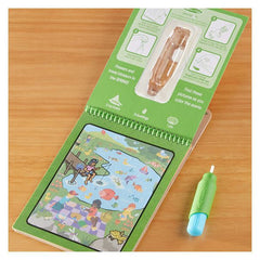 Carnet de colorat Apa magica colectia Sa Exploram Natura Anotimpurile