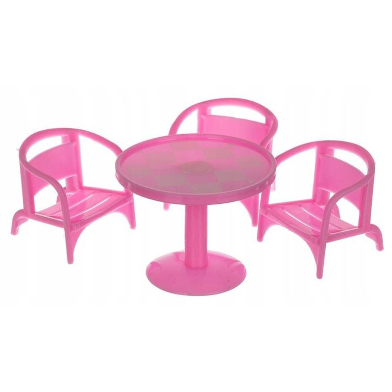 Casa pentru Papusi 3 Nivele 8 Camere cu Mobilier si Papusa
