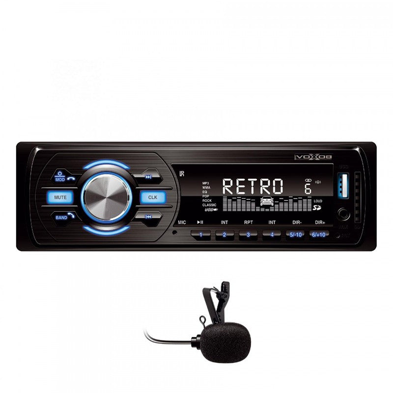 Casetofon Auto MP3 cu telecomanda Bluetooth FM WMA USB SD aux si Handsfree