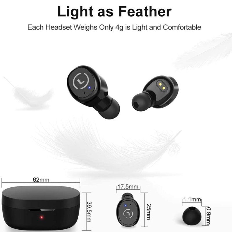 Casti bluetooth Wireless earbuds control Touch microfon Android Ios