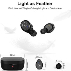 Casti bluetooth Wireless earbuds control Touch microfon Android Ios
